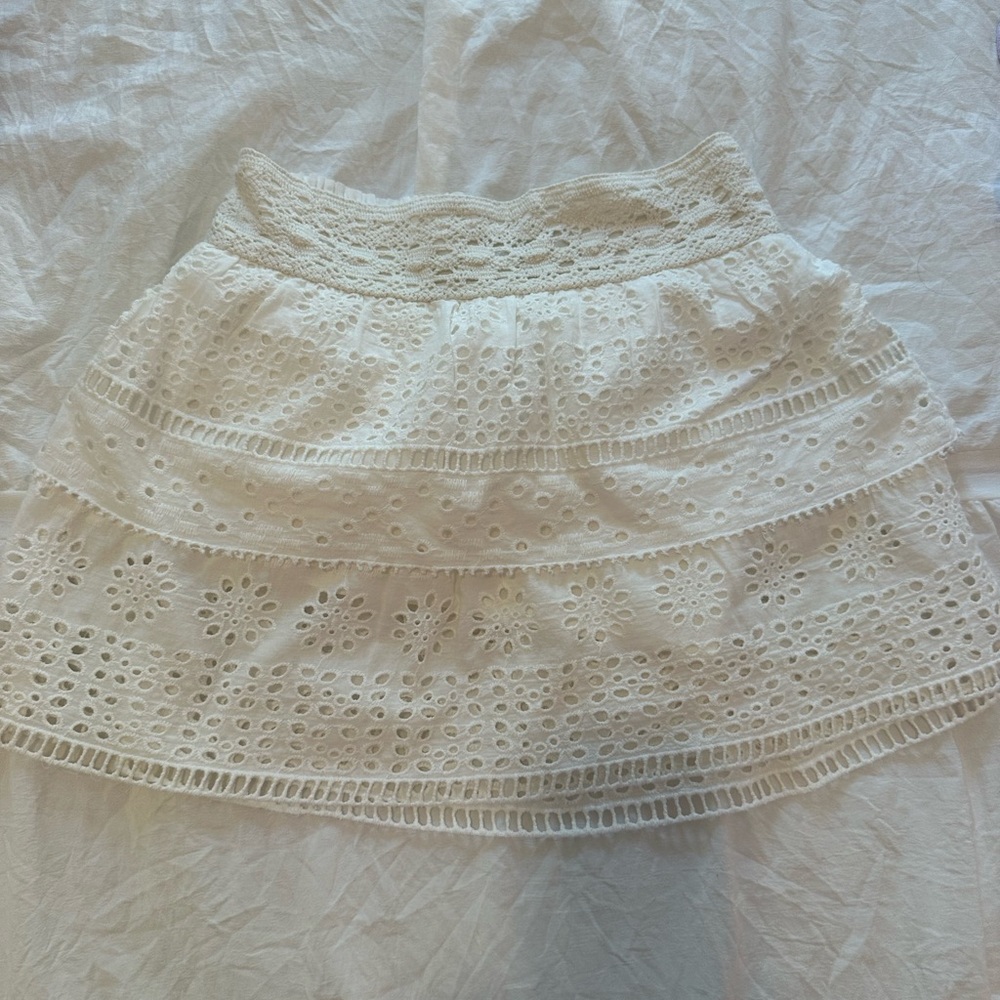Zara girls eyelet skirt size 11-12